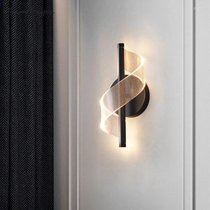 Duvar lambaları Modern LED kapalı aydınlatma Ev Yatak Odası Başucu Oturma Odası Lamba Koridoru Merdivenler Sanat Dekorasyon Sconce Işık