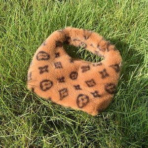 Luxuriöse Design-Geldbörsen, Nerz-Fleece-Tasche, Umhängetasche, modische Handtasche