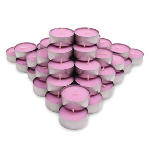 Kerzen Cocodor Duftendes Teelicht/Teerose, 45 Stunden verlängerte Brenndauer, hergestellt in Italien, Baumwolldocht, Heimdeko-Duft, Mütter D Bdebag Amtca