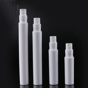 Weiße Kunststoff-Sprühflasche in Stiftform, 2 ml, 3 ml, 4 ml, 5 ml, Mini-Parfümflasche im Taschenformat für Proben