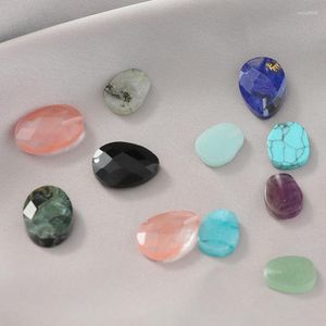 Charms Natural Stone And Crystals Pink Quartzs Blue Turquoise Pendants Charm For Jewelry Making DIY Necklace Bracelets