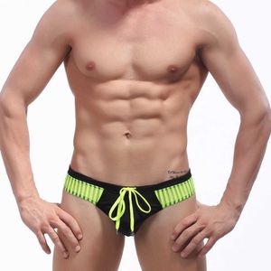 Men's Swimwear 2021 New Men Underwear Mesh Stitches Sexy Bikini European And American Erotic Thong Summer Hot Spring Swimming Calf Sports J220913