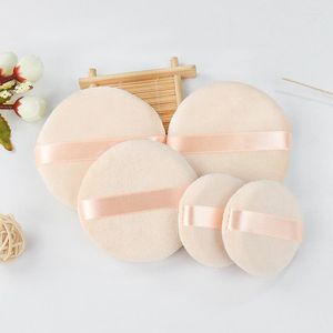 Makeup Sponges 60/80/90mm Professional Round Shape BB Cream Powder Foundation Puff Portable Soft Cosmetic Sponge