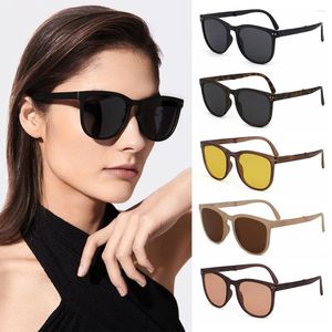 Okulary przeciwsłoneczne Vintage łatwe noszenie wkładania do kieszeni przenośne składane okulary okulary słoneczne Ultralight