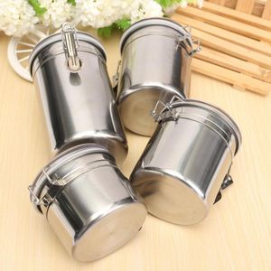 Storage Bottles 4 Size Sealed Tank Coffee Jar Tea Milk Powder Sugar Container Kitchen Grains Bottle Box Preservation