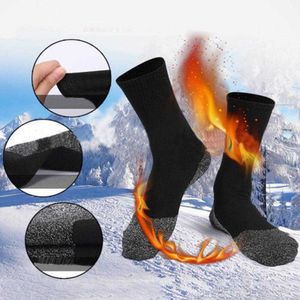 Calzini da uomo Outdoor Inverno Autoriscaldamento Riscaldato Scarpone termico unisex Piedi caldi Comfort Salute Protezione termica Escursionismo Sport donna Y2209