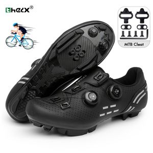 Sapatos de segurança Cicling Sneaker MTB com Cleats Men Carbon Sports Speed ​​Bike Women Mountain Racing Flat Spd Road Footwear 220922