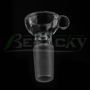 DHL Beracky Rauchzubeh￶r Kopfbedeckte Glasschale klare dicke ummauerte 14 mm 18 mm m￤nnliche Glas Bongschalen St￼ck f￼r Wasserbongs Dab ￖl Rigs