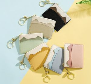 50 Stück Geldbörsen Damen Mini-ID-Kartenhalter Business PU-Leder Slim Bankkartenetui Organizer Wallet Bell