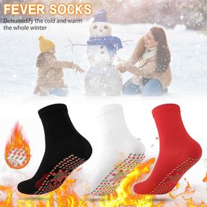 Erkek Çoraplar Kendi Kendine Isıtma Kadınlar Erkekler Kış Sıcak Turmalin Masaj Nefes Alabaş Konfor Unisex Ayak Açık Yürüyüş Kayak Y2209