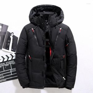 Men's Jackets -20 Degree Winter Parkas Men Down Jacket Male White Duck Hooded Outdoor Thick Warm Padded Snow Coat Oversized 4XL