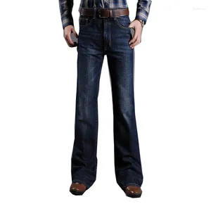 Мужские брюки мужские джинсы Flare Loose Boots Tailding Classic Fashion High-Waiast Brousers 2022