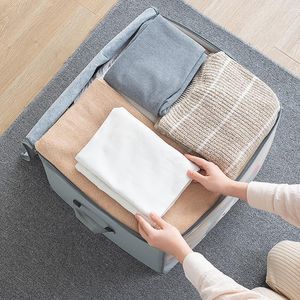 Borse portaoggetti Organizer Borsa pieghevole Vestiti Coperta Trapunta Armadio Maglione Scatola Pouch Almacenamiento Y Organizacion