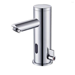 Bathroom Sink Faucets FLG Automatic Infrared Sensor Hand Touch Cold Chrome Polished Mixer Tap Basin