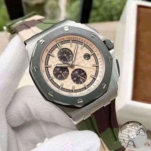 AAA Luxury Watches For Men Oak Schumacher Tianjin Machinery High-klass Herrklocka Trend Wristwatches Watch