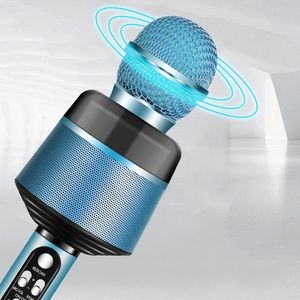 Q008 Bluetooth-compatible 5.0 Wireless Microphone Handheld Mic USB Mini Home KTV for Music Speaker Player Singing Recorder Mic