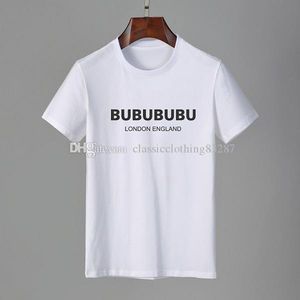 Famosa camiseta masculina de alta qualidade camiseta estampada com letras gola redonda manga curta preto branco moda masculina camisetas femininas