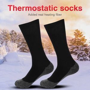 Skarpetki męskie 35 stopniowe temperatura ciepło Włókna octanowe ciepłe kolano termiczne dla dorosłych kobiety Y2209