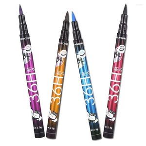 Eyeliner 1PC Pro Pencil Black/Brown/Purple/Blue Waterproof Long-lasting Liquid Pen Eye Liner Makeup Tools
