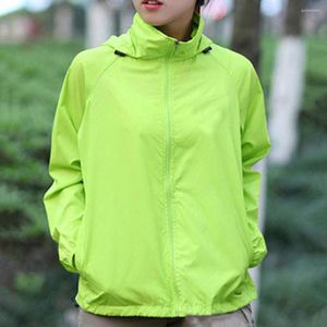 Men's Jackets Outdoor Jacket Men Women Solid Color Quick Dry Outwear Waterproof Windproof Sunscreen Sports Coat Casual Jogging