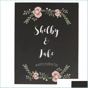 Party Decoration Personalized Wedding Welcome Sign Wood With Flower Leaves To Our Boards Board Drop Delivery 2021 Home Ga Packing2010 Dh2Pb