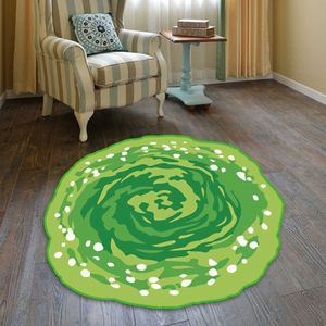 Teppiche Anime Fläche Boden Teppich Fußmatte Quadratteppich Schlafzimmer Küche Wohnzimmer Yoga Nicht-Schlupfmatte 0923