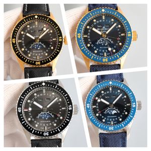 5054 Montre de Luxe Męskie zegarki 43 mm 6654.p Automatyczny ruch mechaniczny stalowe relojes fazy Lunar Faza luksusowe zegarki zegarkowe zegarki