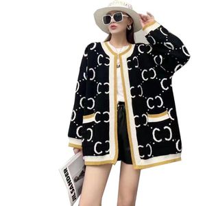 Fall Fashion Designer Kvinnor Knits Wear Cardigan Sweater Sweaters G Letter Print High-End Top