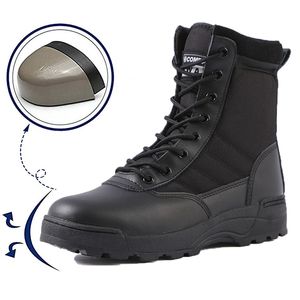 Safety Shoes Hiking Military Combat Camping Trekking Fishing Non-slip Buffer Shock Autumn Outdoor Men Spring Breathable 220922
