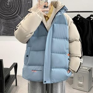 Męskie męskie parkas 2022 Winter Parka Mens Fashion Coat Korean Style Trendia Men Men Outdoor Kurtka zagęszcza ciepłe wiatrówki Casual