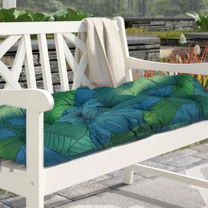 Yastık Açık Tezgah 51.2x19.7in Konforlu Sundurma Salıncak S Kalarak Yumuşak Patio Loveseat Lounge Seat Pads