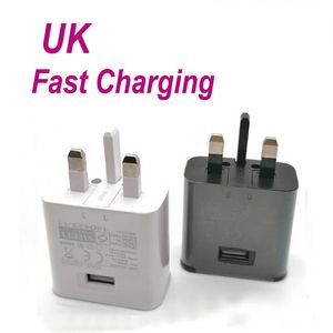 OEM Good Qualitys UK Adaptive Fast charger V A USB Wall Quick Charger Adapter Plug For Samsung Galaxy S10e S10 S9 S8 Plus S7 edge Note