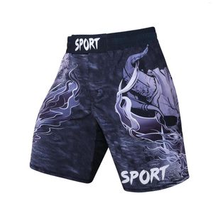 Heren shorts Groothandels mooie stoffen workout fitness heren sportschool 2022 heren casual mannelijke zomerse zwarte print