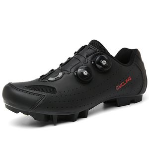 S￤kerhetsskor Cykelskor MTB SPD CLEAT Sj￤lvl￥sande mountainbike Sneakers Men's Road Footwear Bicycle Breattable Flat 220922