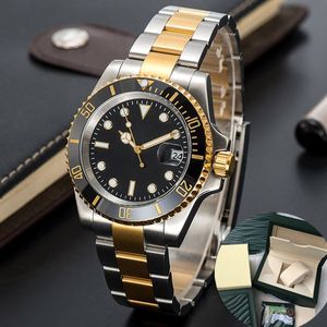 AAA zegarki zegarków automatycznych zegarków na nadgarstek dla mężczyzn 41 mm składane klamra żółte złote wodoodporne analogowe maraton stopwatch mech248q