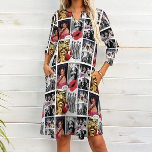 Lässige Kleider Motown Music Damen Gothic Kleid Weihnachten für Hochzeitsgäste