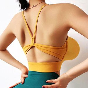 Yoga outfit Cloud D￶lj Women Fitness Sports Bra Gym Workout Underwear Camis Sexig Crop Top Bras Home Running Vest Shirt Sportswear