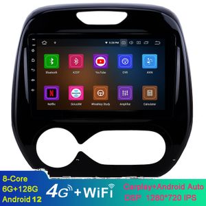 نظام الملاحة للفيديو GPS لعام 2011-2016 Renault Captur Clio Samsung QM3 Auto A/C مع Bluetooth USB WiFi 9 Inh