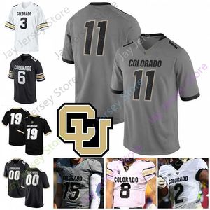 Custom Colorado Buffaloes Football Jersey College Sam Noyer Jarek Broussard Brady Russell Dimitri Stanley Maurice Bell Mustafa Johnson