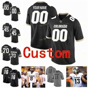 Sj NCAA College Jerseys Colorado Buffaloes 18 Tony Brown 19 Rashaan Salaam 2 Laviska Shenault Jr. 21 Kyle Evans Custom Football Stitched