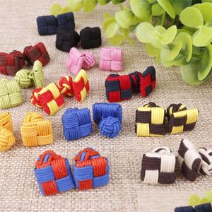 CLASPS Hooks Chinese Knot Clasps Weave Color Matching Thread Buckle Diy Fashion Shirt Karakteristic 5fk Q2 Drop Delivery 2021 Jewel DHQ18