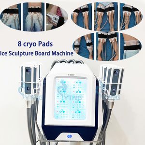 Cryo Plate Machine Shaping Pad Cryoskin Slimming Therapy com 8 blocos frios de uso clínica