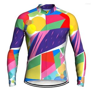 Jackets de corrida Pro PRO Bike Team Cycling Jersey Bicycle Mtb Long Jacket Roupes Downhill Road Shirt Crossmax Mountain Tight Wear Wear Colored Sport