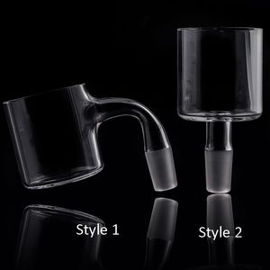 Flat Top Smoking Accessories Quartz Banger 3mm Wall Quartz Adapter Attachment Nails For Glass Water Bongs Dab Oil Rigs Pipes Vaporizer