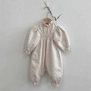 Rompers New Baby Girl Vintage Romper Japan Style Baby Soft Cotton Long Sleeve Jumpsuit Nyfödd Pyjamas Baby Casual Home Clothing 024m J220922