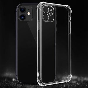 Crystal TPU мобильные телефона Защитное покрытие для iPhone 14 Plus Pro Max 13 12 11 Series с четырьмя сериями подушка безопасности против капли с амортизатором Shop-Shop Case Dhl DHL