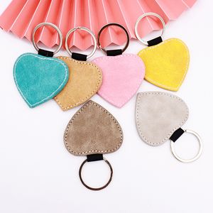 Heart Blank Sublimation Double Sided Keychain multicolor keyring other printer supplies 1000 pieces