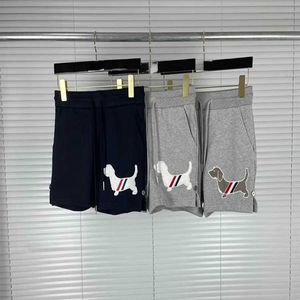 2022 Summer Men Women Shorts Cotton Tb Browin Dog Short Pants Korean Design Beach Wear Plus Size