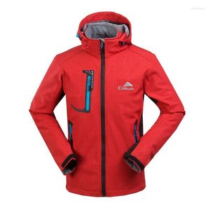 Jackets masculinos masculino esporte ao ar livre esporte de casaco macio resistente a água de água para caminhada Campo de camping masculino Trekking ciclismo Jaqueta