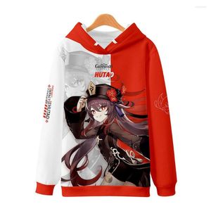 Hoodies femininos 2022 Genshin Impacto 3D Sorto da primavera Autumn Moda Mulher/Men Follovers Hip Hop Streetwear